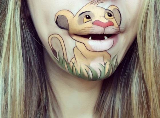 Funny Lip Art Creations By Laura Jenkinson