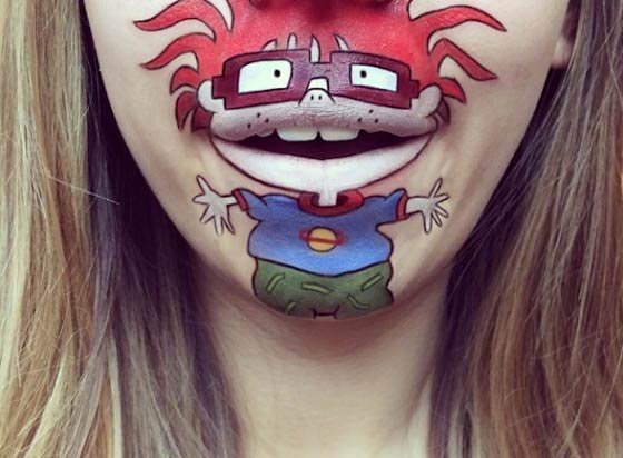 Funny Lip Art Creations By Laura Jenkinson