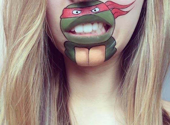 Funny Lip Art Creations By Laura Jenkinson