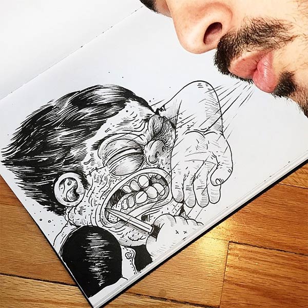 Playful Interactive Drawings by Alex Solis