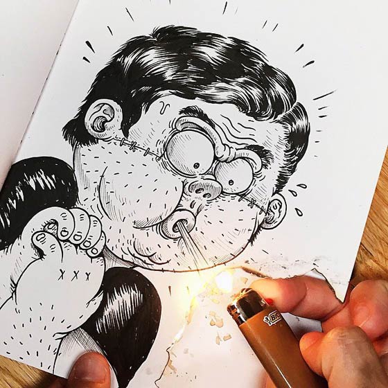 Playful Interactive Drawings by Alex Solis