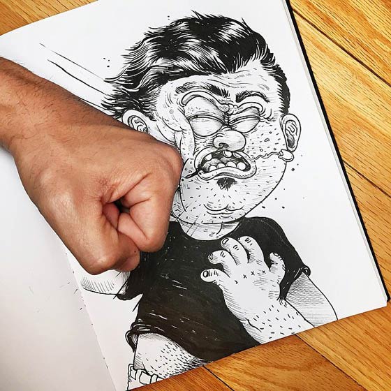 Playful Interactive Drawings by Alex Solis