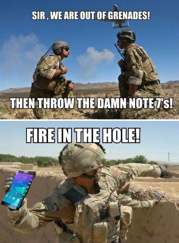 Funny Reaction to Samsung Note 7