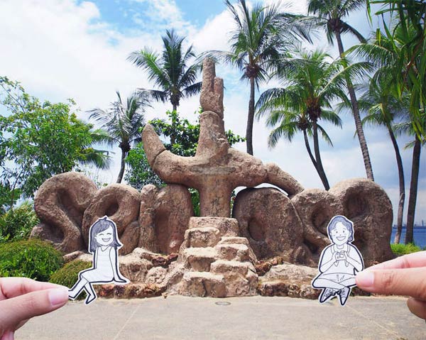 Couple Replaces Selfies with Creative Doodles