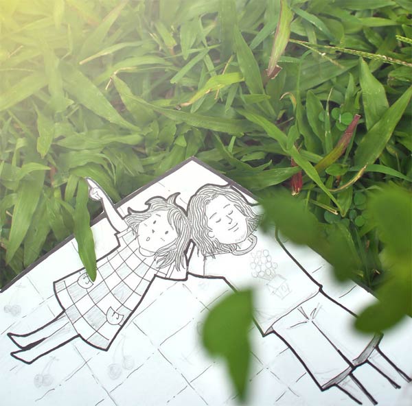 Instead of Selfies Couple Make Doodles To Document Their Journey