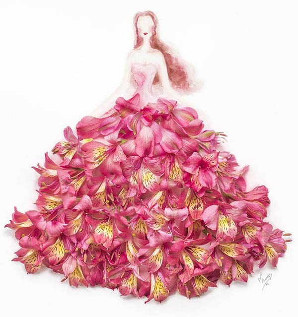 Flower Dress By Lim Zhi Wei