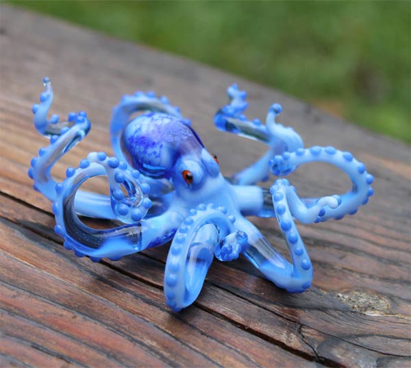 Handmade Glass Animal Sculptures