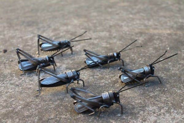 Adorable Little Bugs Created From Salvaged Scrap Metal