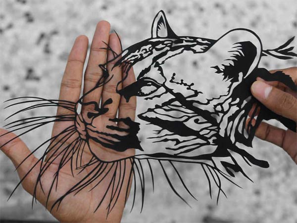 Amazingly detailed Papercut Art by Parth Kothekar