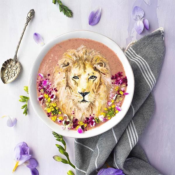 Gorgeous Smoothie Bowl Food Art Illustrations