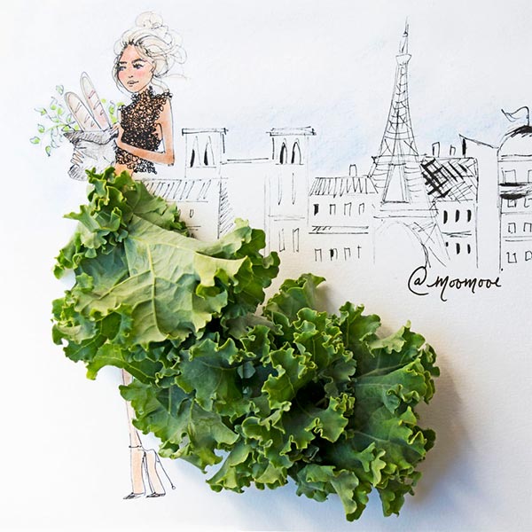 The Art of Fashion Illustrations with Flowers