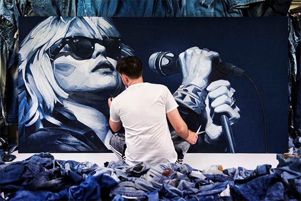 Art in Denim by Ian Berry