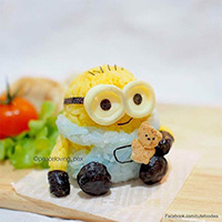 Doctor Sculpts Rice into Colorful Characters