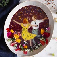 Smoothie Bowl Food Art Illustrations