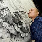 Armless Painter Paints with His Feet