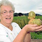 Grandmother Digs Up Duck-Shaped Potato