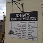 John’s Weather Forecasting Stone