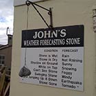 John's Weather Forecasting Stone