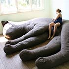 The Giant Sleeping Cat Couch