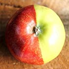 Rare Half Green & Half Red Apple Found in Kingston