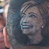 Hillary Clinton Supporter Shaved Portrait Into Her Hair