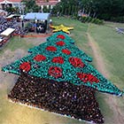 World's Biggest Human Christmas Tree