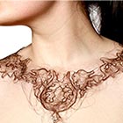 Human Hair Necklaces by Kerry Howley