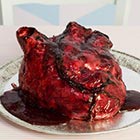 Realistic Human Heart Shape Cake