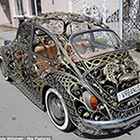 Wrought-Iron Volkswagen Beetle