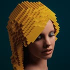 Wigs Made Entirely Out of LEGO Bricks
