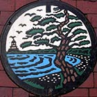 Japanese Manhole Cover Art