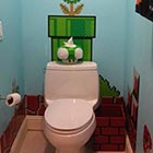 Super Mario-Themed Toilet