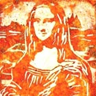 Mona Lisa Portra Recreated on Pizza