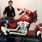 Life-size Motorcycle Built Out of 20,000 Candies