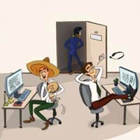 Office Life Illustration