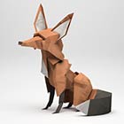 3D Origami Illustrations of Wild Animals