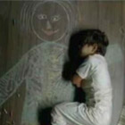 Orphan Boy Draws Mother Picture on Floor