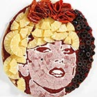 Celebrity Portraits Made Out of Pizza