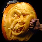 Halloween Jack O’Lanterns Carved Out of Pumpkins
