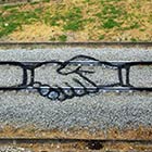 Train Tracks Graffiti Art by Portuguese Artist Artur Bordalo