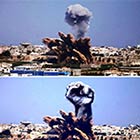 Palestinian Artists Turn Israeli Air Strikes Smokes Into Powerful Imagery