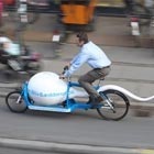 Sperm-Shaped Bicycle