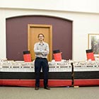 25ft Long Ship Model Made with One Million Toothpicks
