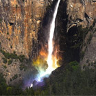 Waterfall Turns Into A Fountain of Rainbow Colors