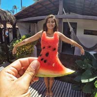 Watermelon Dress For Summer