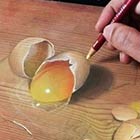 Stunning Photo-realistic Drawings on Wooden Boards