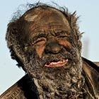 World's Dirtiest Man: Amou Haji Has Not Bathed in 60 Years